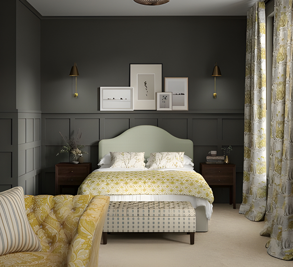 Ткань KAI fabric Calverley-Indigo