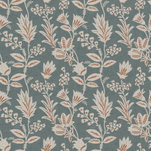 Ткань Ashley Wilde fabric Toulouse Caravelle Kingfisher 