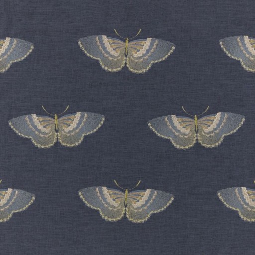Ткань KAI fabric Zen Gardens Kano Indigo 