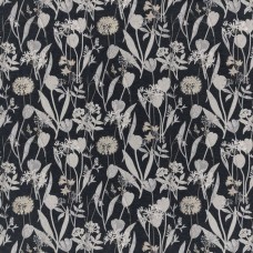 Ткань KAI fabric Oshibana Niwa Noir 