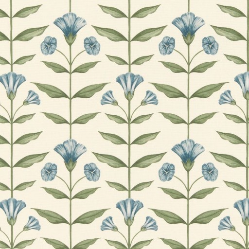 Ткань Ashley Wilde fabric Florian Ottilie Kingfisher 