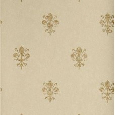 Обои Stroheim Charles Faudree Wallcovering Fleur de Lys Coffee