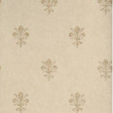 Обои Stroheim Charles Faudree Wallcovering Fleur de Lys Truffle