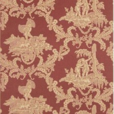 Обои Stroheim Charles Faudree Wallcovering Hamlet's Toile Red
