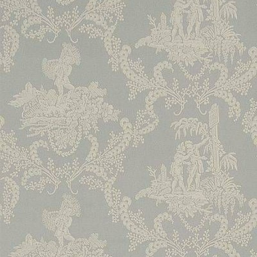 Обои Stroheim Charles Faudree Wallcovering Hamlet's Toile Silver Sage