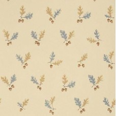 Обои Stroheim Charles Faudree Wallcovering Oak & Acorn Blue