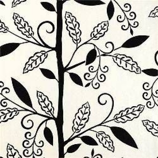 Обои Thibaut Filigree T2040 Greenwood Black on Pearl
