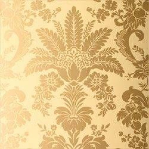 Обои Thibaut River Road T3846 Addison Damask Metallic on Straw