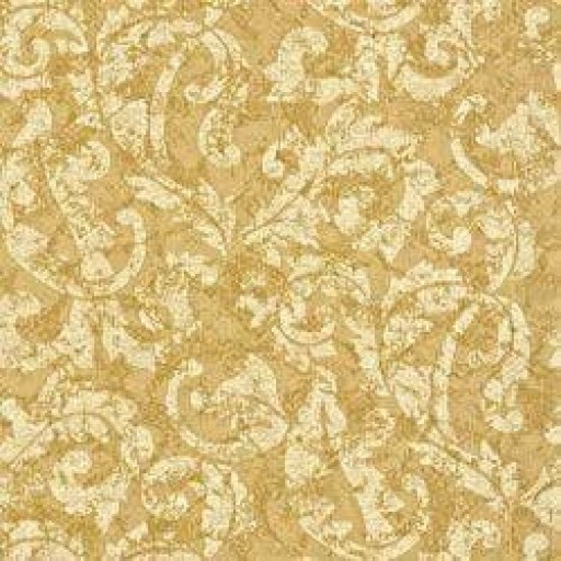 Обои Thibaut River Road T3861 Ardmore Scroll Metallic on Gold