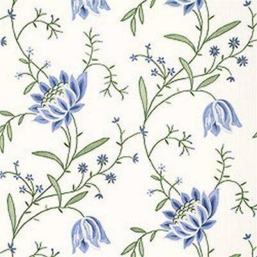 Обои Thibaut Serendipity T137 Blue on Cream