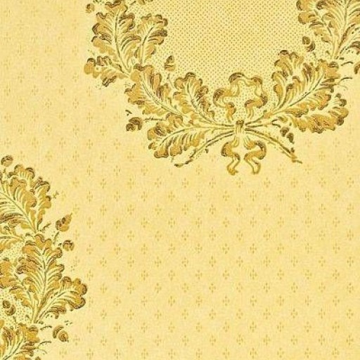 Обои Zoffany Classic Damask Wallpaper CDW05019 New Oak Garland Gold