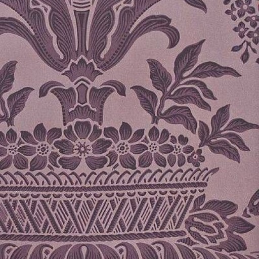 Обои Zoffany Classic Damask Wallpaper CDW08003 Long Gallery Aubergine