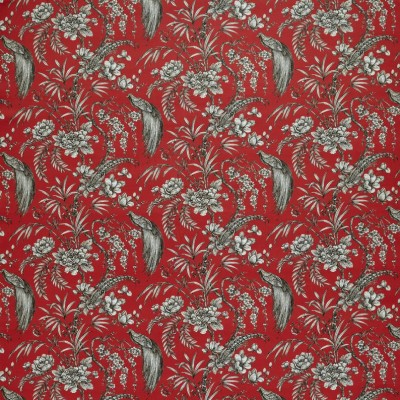 Ткань Ashley Wilde fabric Botanist-Crimson