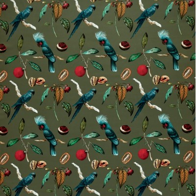 Ткань Ashley Wilde fabric Cockatoo-Olive