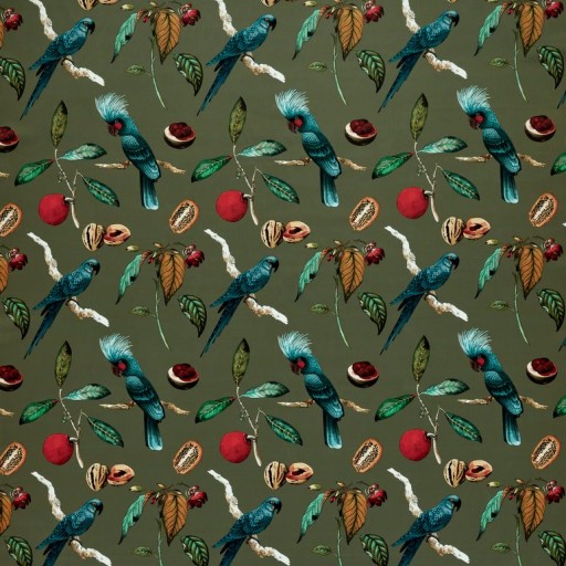 Ткань Ashley Wilde fabric Cockatoo-Olive