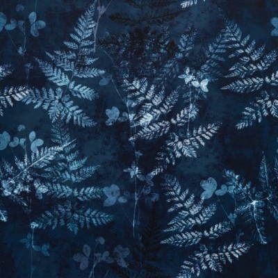 Ткань Ashley Wilde fabric Folium-Indigo