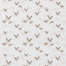 Ткань Laura Ashley fabric Animalia Embroidered-Silver