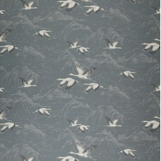 Ткань Laura Ashley fabric Animalia-Steel