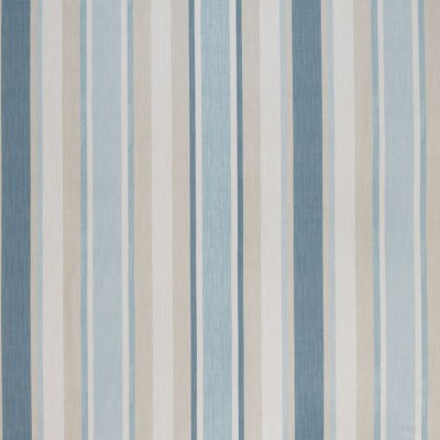 Ткань Laura Ashley fabric Awning Stripe-Seaspray