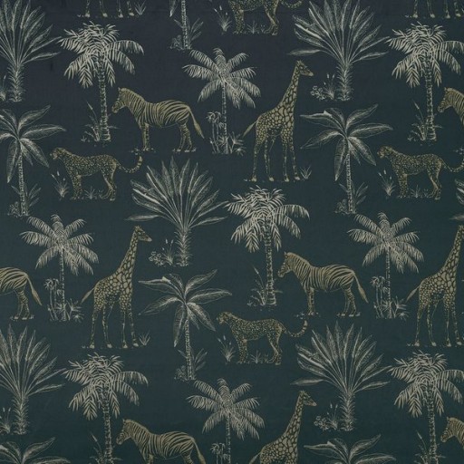 Ткань Ashley Wilde fabric Safari-Midnight