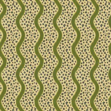 Ткань Clarence House fabric 1353907/Corbett/Navy, Green