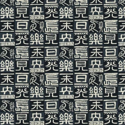 Ткань 1582208/Kanji/Blue Clarence House fabric