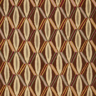 Ткань Clarence House fabric 1814901/Eliot Crewel/Burgundy