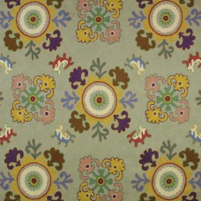 Ткань Clarence House fabric 1832601/Bukhara Crewel/Blue