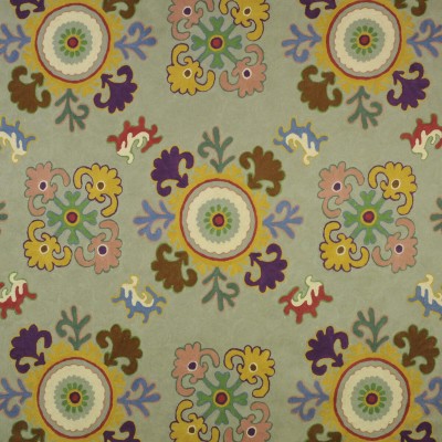 Ткань 1832601/Bukhara Crewel/Blue Clarence House fabric