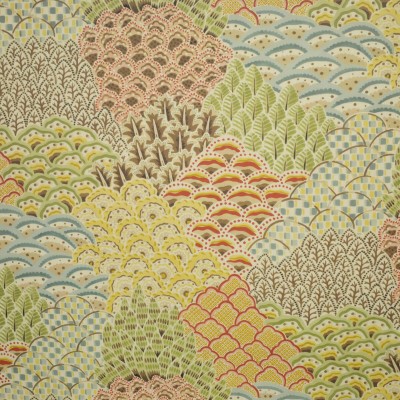Ткань Clarence House fabric 1844001/Baloo/Multi-Color