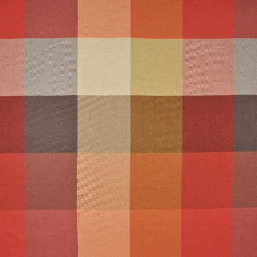 Ткань Clarence House fabric 1850302/Churchill Plaid/Orange / Spice