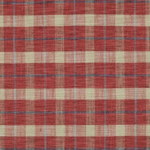 Ткань Clarence House fabric 1852807/Hudson Plaid/Red