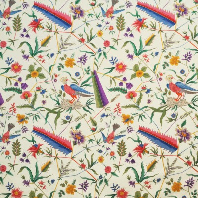 Ткань 1866901/Les Oiseaux Exotique/Beige Clarence House fabric
