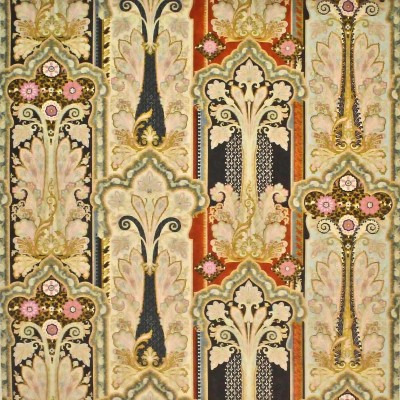 Ткань 1872202/Kerala Paisley/Aqua / Teal Clarence House fabric