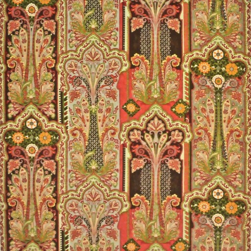 Ткань Clarence House fabric 1872203/Kerala Paisley/Brown