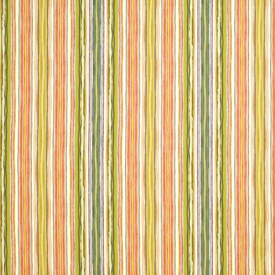 Ткань Clarence House fabric 1880302/Garden Stripe/Orange / Spice