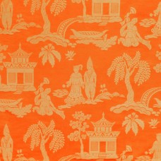 Ткань Clarence House fabric 1888303/Sukhothai/Orange / Spice