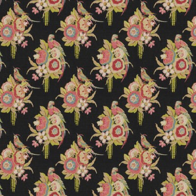 Ткань 2482701/Cartagena/Black, Pink Clarence House fabric