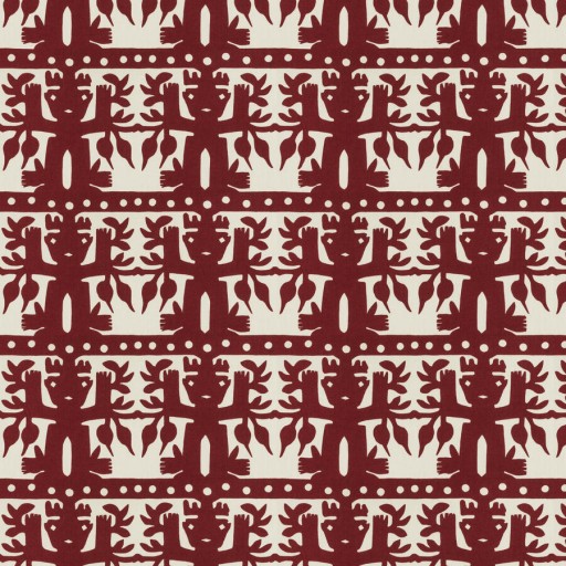 Ткань Clarence House fabric 2484302/Kukulkan/Red