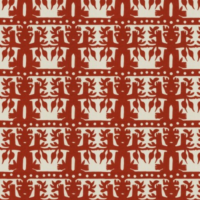 Ткань Clarence House fabric 2484304/Kukulkan/Orange / Spice
