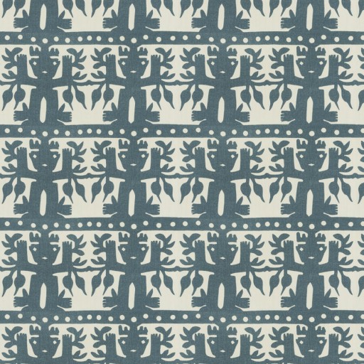 Ткань Clarence House fabric 2484306/Kukulkan/Blue