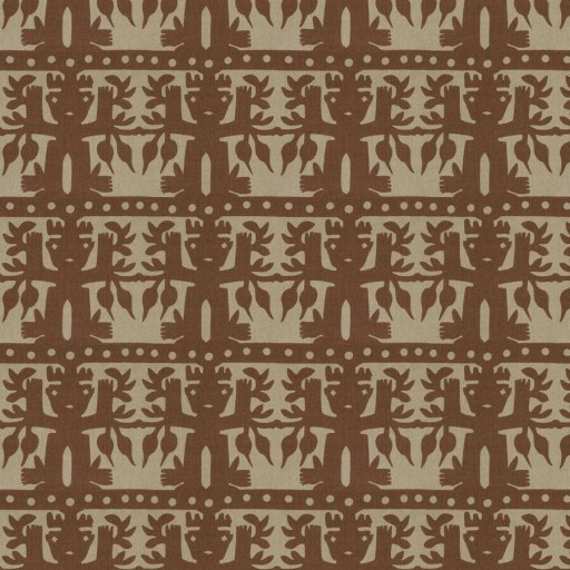 Ткань Clarence House fabric 2484307/Kukulkan/Linen, Orange / Spice