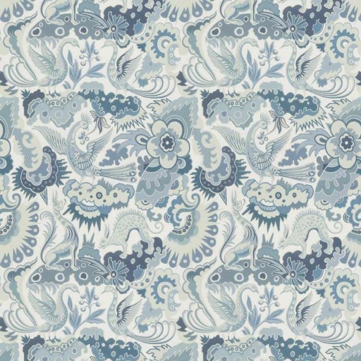 Ткань Clarence House fabric 4228001/Les Chimeres Print/Blue