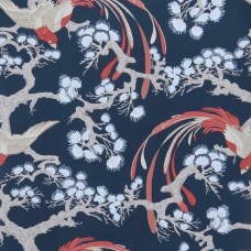 Обои Fabricut 50037W Adelaida Indigo 02