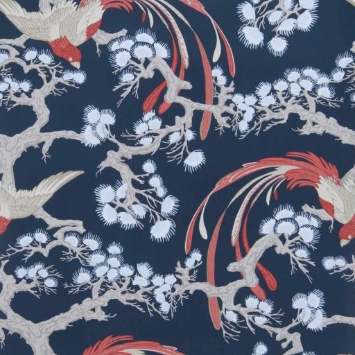 Обои Fabricut 50037W Adelaida Indigo 02