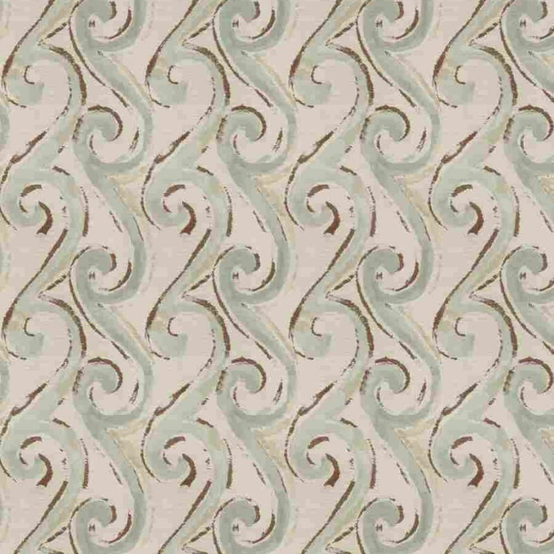 Ткань Fabricut fabric Seascroll Aqua