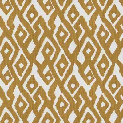 Ткань Fabricut fabric Kuba Maze Amber Gold