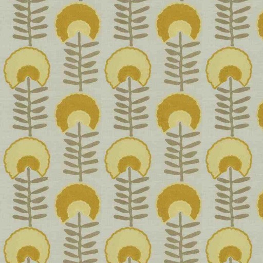 Ткань Hopps Floral Amber Gold...