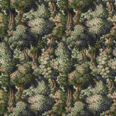 Ткань Basswood Aqua Forest Fabricut fabric