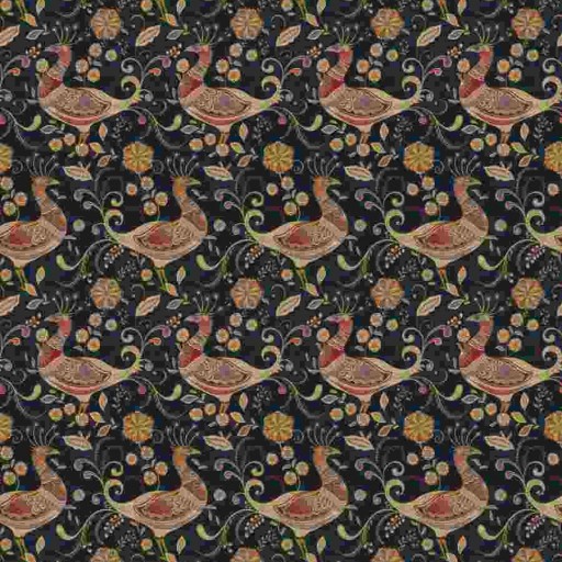 Ткань Fabricut fabric Aplomb Peacock 01